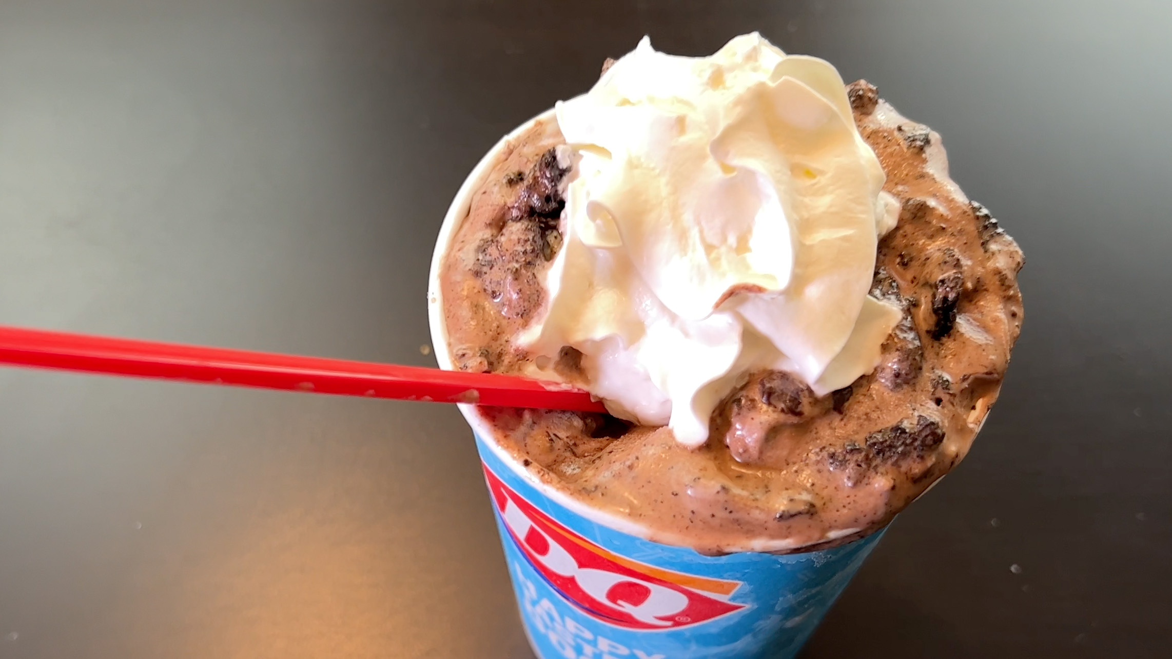 OREO Hot Cocoa Blizzard treat from Dairy Queen